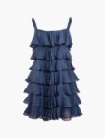 Vestido de fiesta en capas