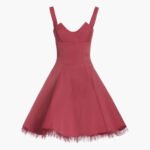 Vestido largo de línea A